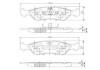 Гальмiвнi колодки дискові J3600900