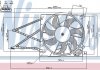 NISSENS OPEL Вентилятор радіатора ASTRA / ZAFIRA 1,7 TD 98- 85176