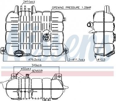 Автозапчасть NISSENS 996069