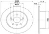 Диск тормозной задний Toyota Camry 2.0, 2.4, 3.0 (93-06) (ND1001K) NISSHINBO