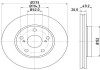 Диск тормозной передний Toyota Auris 1.4, 1.6, 1.8 (07-) (ND1021K) NISSHINBO