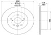 Диск тормозной задний Lexus ES 3.5/ Toyota Camry 2.4, 3.5 (06-00) (ND1077K) NISSHINBO