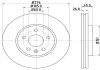 Диск тормозной передний Chevrolet Cruze, Aveo T300 1.4, 1.6, 2.0 (09-) (ND6024K) NISSHINBO