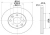 Диск тормозной передний Honda Jazz 1.2, 1.3, 1.5 (02-08) (ND8022) NISSHINBO