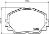 Колодки тормозные дисковые передние Toyota Auris,Corollla 1.3, 1.4, 1.6, 2.0 (07-),RAV 4 2.5 (12-) (NP1019) NISSHINBO