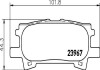 Гальмівні колодки LEXUS/TOYOTA RX/Harrier "R "00-15