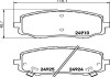 Колодки гальмівні дискові передние Hyundai i10, i20/Kia Picanto 1.0, 1.1, 1.2 (04-) (NP6085) NISSHINBO