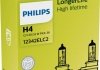 Лампа накаливания H4 12V 60/55W P43t-38 LongerLife 2 x lifetime (2шт.) PHILIPS 12342ELC2 (фото 3)