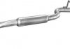 Глушитель алюм. сталь, задн. часть Hyundai H-100 2,5 TD 98- (10.53) Polmostrow 1053