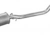 Глушитель, алюм. сталь, середн. часть Opel Kadett E 84-86 1.2S/1.3N/1.3S (17.24) 1724