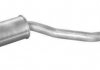 Глушитель алюм. сталь, средн. часть Opel Vectra 2.0/2.5 kat 88-95 (17.272) Polmo 17272