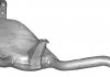 Глушитель алюм. сталь, задн. часть Renault Laguna II 1.6/1.8i -16V 1.9 dCi 01-07 21287