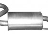 Глушитель алюм. сталь, средн. часть VW Touran 1.6 FSi (30.156) Polmostrow 30156