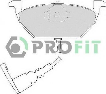 Колодки дискового тормоза PROFIT 5000-1398 (фото 1)