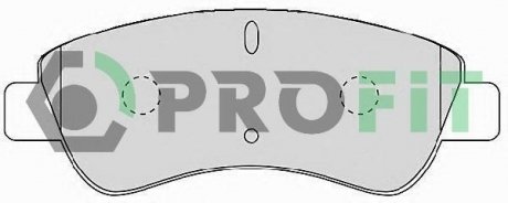 Колодки дискового тормоза PROFIT 5000-1399 (фото 1)