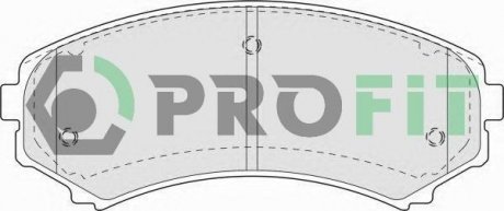 Колодки дискового тормоза PROFIT 5000-1603 (фото 1)
