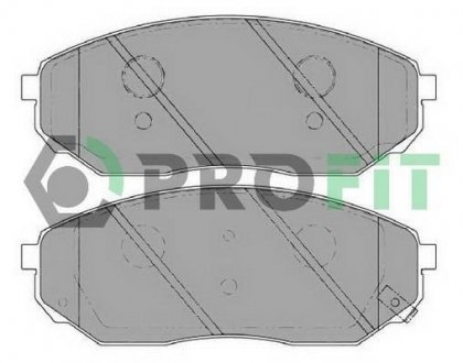 Колодки гальмівні дискові PROFIT 5000-1735 (фото 1)