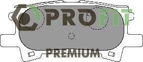 Колодки гальмівні дискові PROFIT 5005-1731 (фото 1)