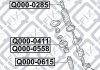 Опора заднього амортизатора (права) Q-fix Q0000411 (фото 3)