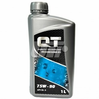 Трансмиссионное масло 75W-90 GL-5, 1л Qt-oil QT2475901