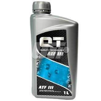 Трансмиссионное масло ATF III, 1л Qt-oil QT3300001