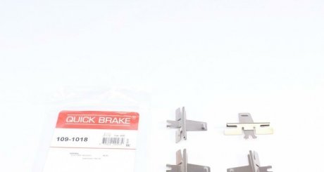 Комплект прижимних планок гальмівного супорту QUICK BRAKE 109-1018