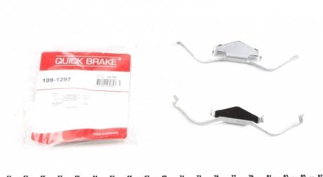 Комплект прижимних планок гальмівного супорту QUICK BRAKE 109-1297 (фото 1)