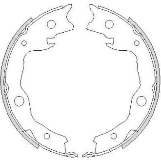 Гальмівні колодки барабанні ROADHOUSE 4752.00