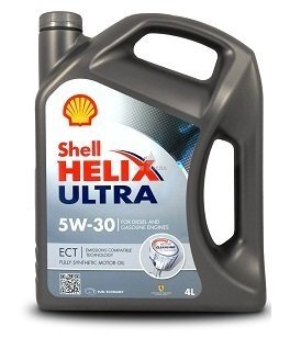 Моторное масло Helix Ultra ECT C3 5W-30 синтетическое 4 л SHELL 550042826 (фото 1)