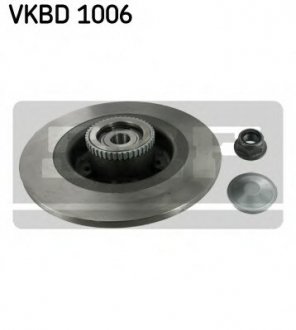 Диск гальмівний (комплект) SKF VKBD 1006 (фото 1)