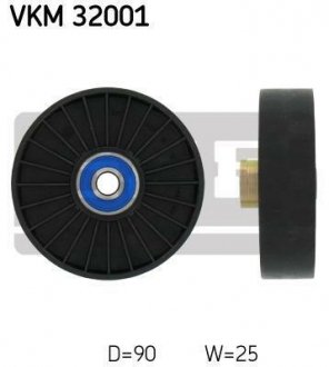 Натяжний ролик, поліклинового ременя (Вир-во) SKF VKM 32001 (фото 1)
