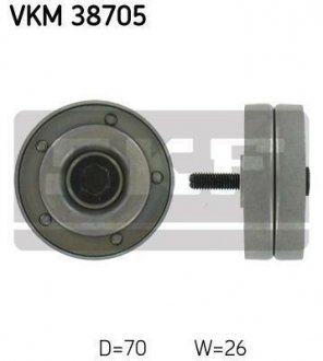 Ролик модуля натягувача ременя SKF VKM 38705