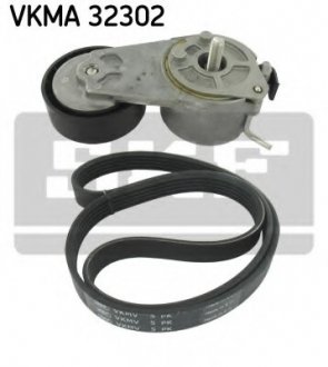 Ремкомплект ГРМ ALFA ROMEO/OPEL Mito/Combo "1,2-1,4 "05>> SKF VKMA 32302 (фото 1)