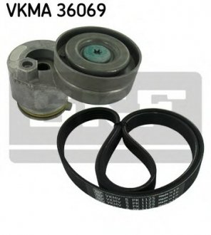 Роликовий модуль натягувача ременя (ролик, ремінь) SKF VKMA 36069