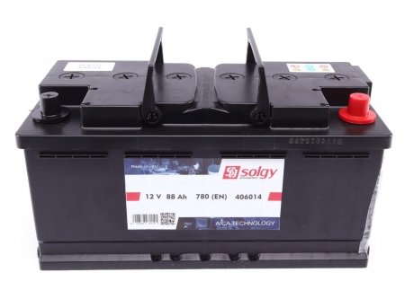 Стартерна батарея (акумулятор) Solgy 406014 (фото 1)