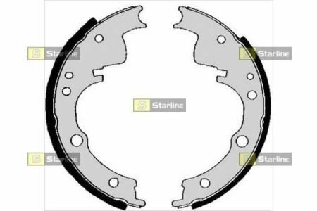 Гальмівні колодки барабанні STARLINE BC 04330