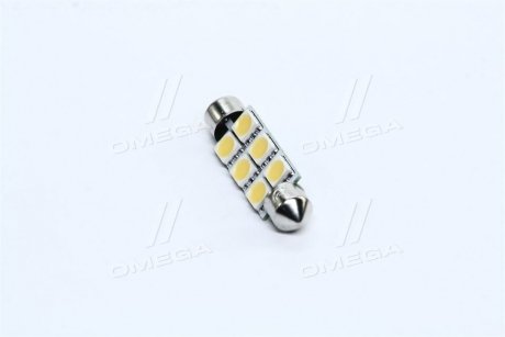 Лампа LED Софітні C5W 24V T11x41-S8.5 (6 SMD size5050) WARM WHITE <> TEMPEST Tmp-16T11-24V