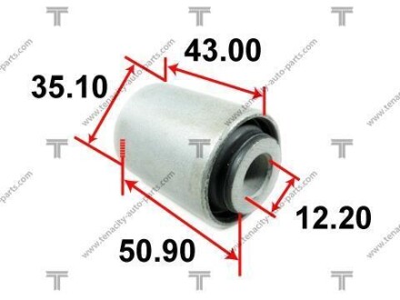 Сайлентблок важеля honda k5 accord 90-94 TENACITY AAMHO1014