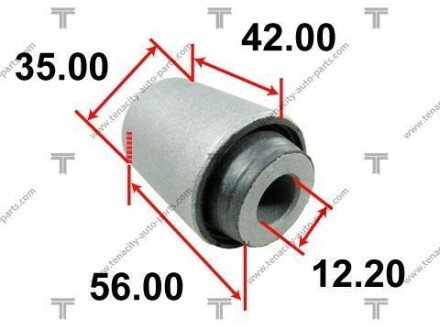 Сайлентблок рычага honda accord 93-02 TENACITY AAMHO1027