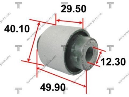 Сайлентблок важеля honda k12 civic 05-11 TENACITY AAMHO1044