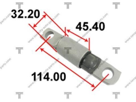 Сайлентблок важеля nissan sentra 07- TENACITY AAMNI1057 (фото 1)