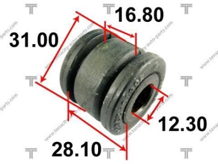 Втулка рейки рульової toyota corona 1.6 92-96 TENACITY AAMTO1045