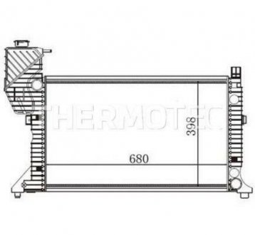 Радиатор воды THERMOTEC D7M004TT