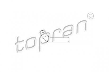 Патрубок системы охлаждения TOPRAN 100218 (фото 1)
