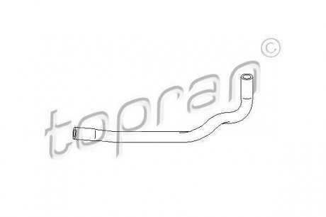 Патрубок системы охлаждения TOPRAN 103001 (фото 1)