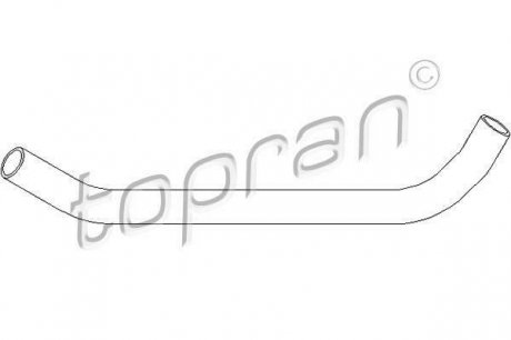 Шланг радиатора TOPRAN 104205 (фото 1)