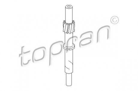 Трос спідометра TOPRAN 107401