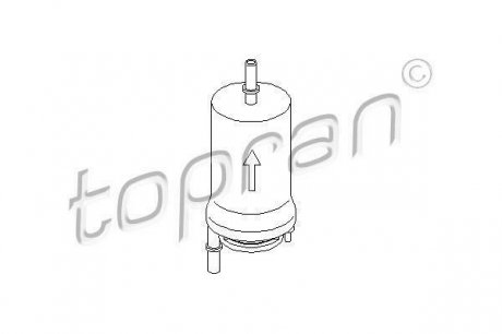 Фильтр топливный в сборе TOPRAN 109656 (фото 1)