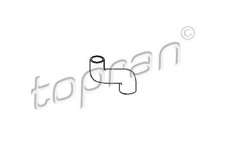 Патрубок TOPRAN 205721 (фото 1)