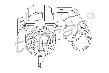 Замок вала керма TOPRAN 102413 (фото 1)